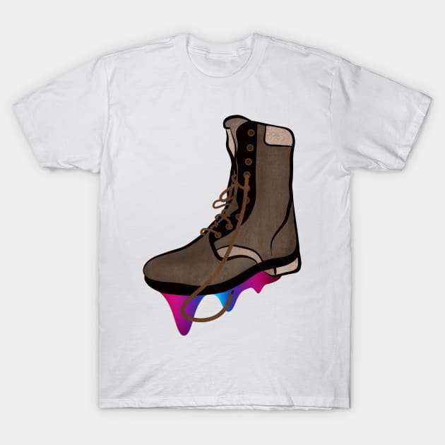 Single Boot T-Shirt by infloence